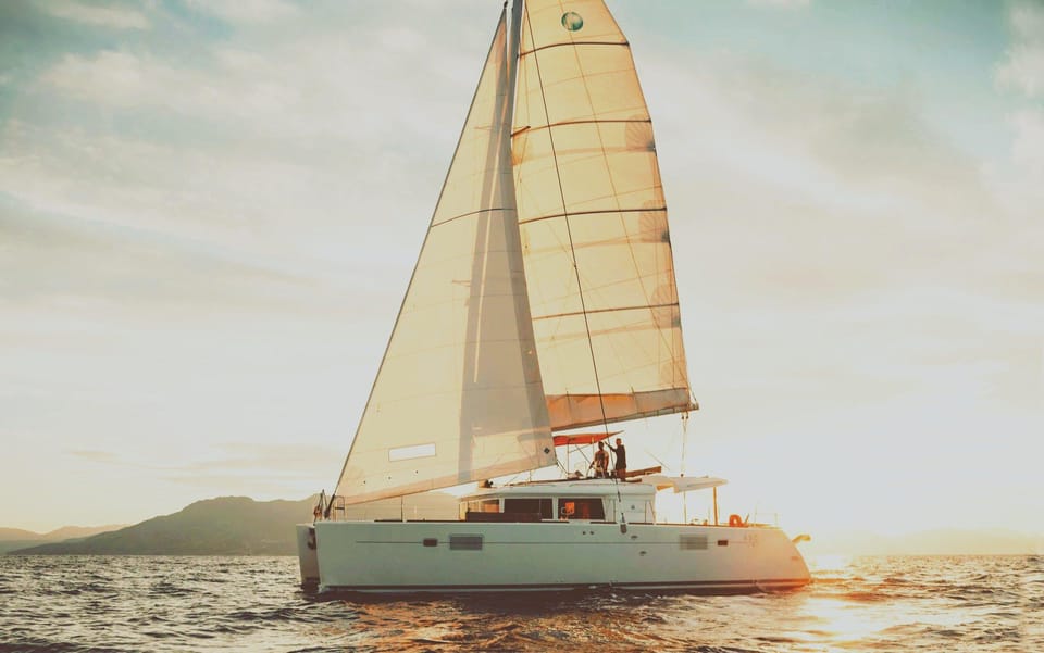 Rethymno: Sunset Catamaran Cruise - Sushi & Open Bar - Your Food Plan: Prosecco welcome, sushi rolls, and Mediterranean snacks