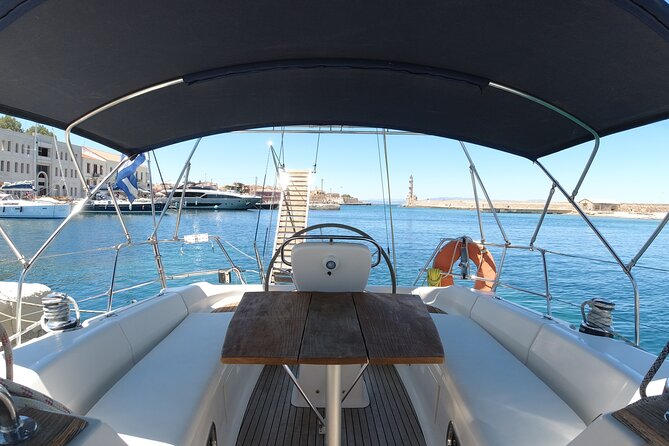 Sailing Cruises Chania - Snacks, lunch, and an open-bar style setup