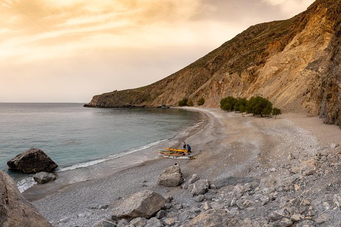 Sea Kayaking Sfakia, Crete - Kayaking in Sfakia starts at Ilingas Beach and ends with salty hair