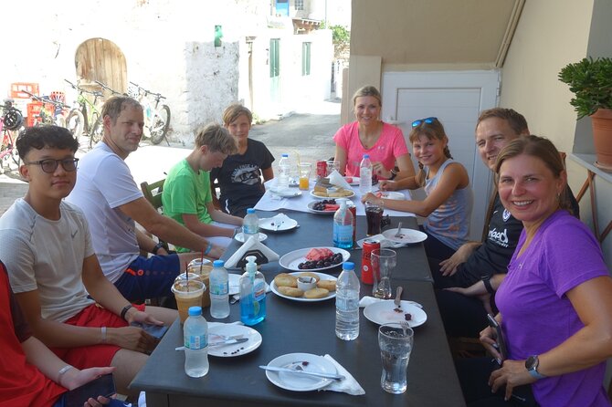 Small Villages and Cretan Nature. E-Bike tour - Cafe pause: Greek coffee, local treats, and seasonal fruit