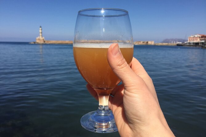 Sunset Craft Beer & Food Tour - Chania Old Port - Stop 3 at Akti Enoseos: the final pour and your self-guided next step