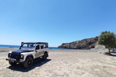 Trypiti beach and gorge Jeep Safari - Messara Plain Viewpoint: Where the Day Opens Up